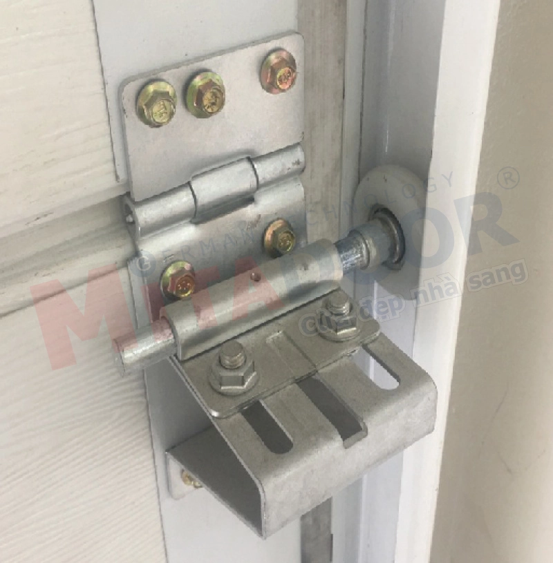 Bánh xe trượt cửa trượt trần Mitadoor Garage công nghệ Đức