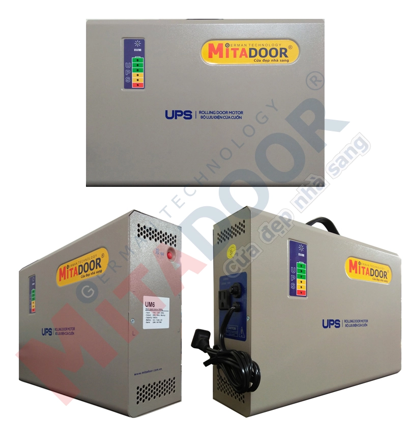 B&igrave;nh lưu điện cửa cuốn ch&iacute;nh h&atilde;ng do Mitadoor sản xuất v&agrave; lắp đặt