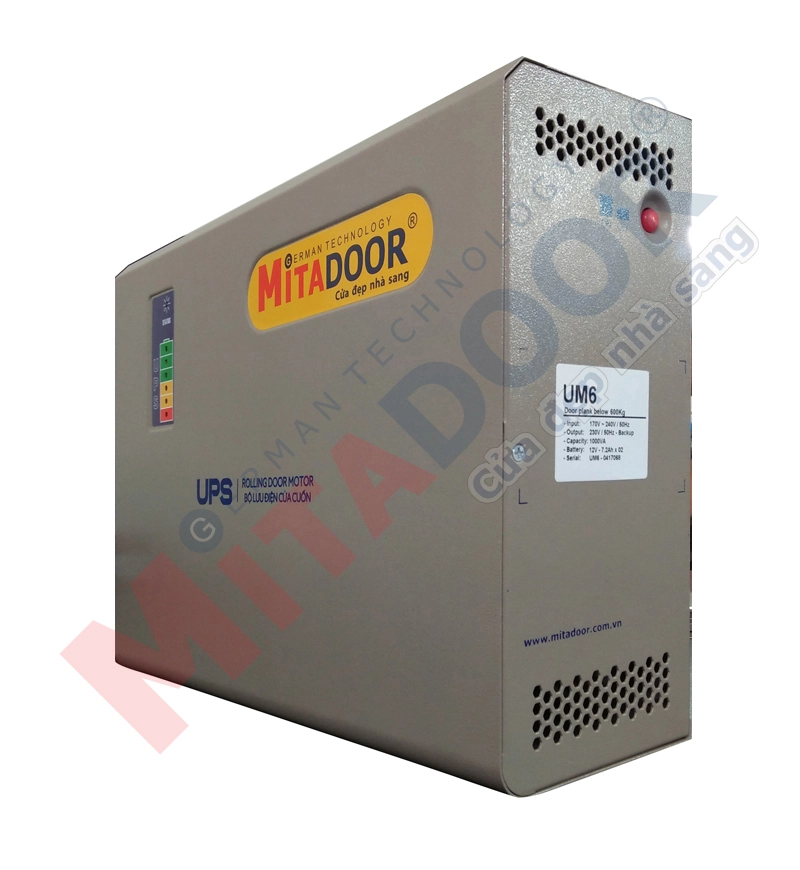B&igrave;nh lưu điện cửa cuốn Mitadoor ch&iacute;nh h&atilde;ng