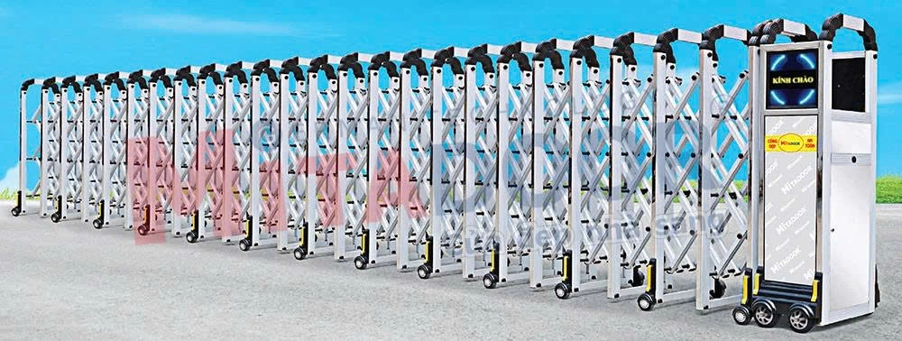 Cửa cổng xếp hợp kim nh&ocirc;m MT 156-Y