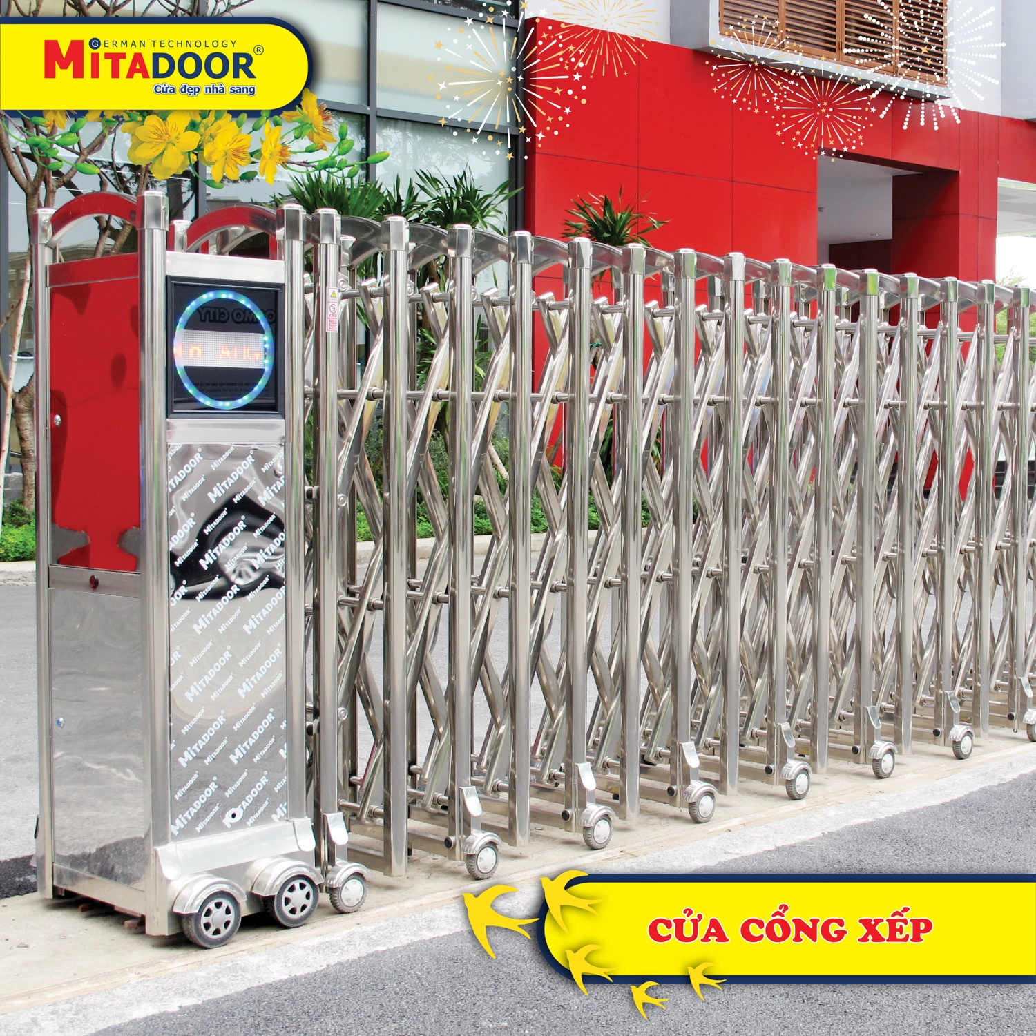 Cửa Mitadoor tự h&agrave;o mang đến giải ph&aacute;p kiểm so&aacute;t an ninh tối ưu, kiến tạo vẻ đẹp thẩm mỹ cho doanh nghiệp