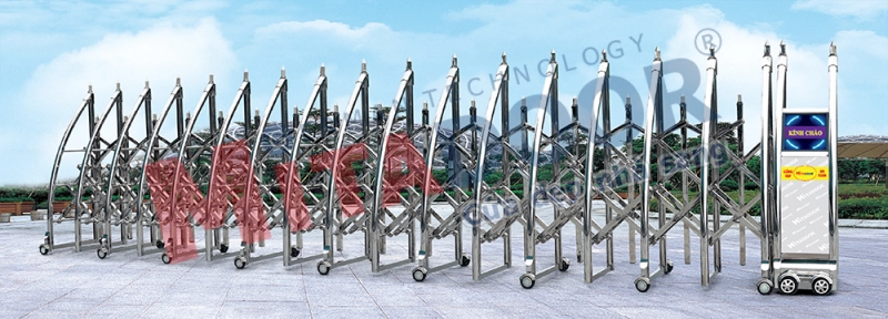 Cửa cổng xếp inox MT-121