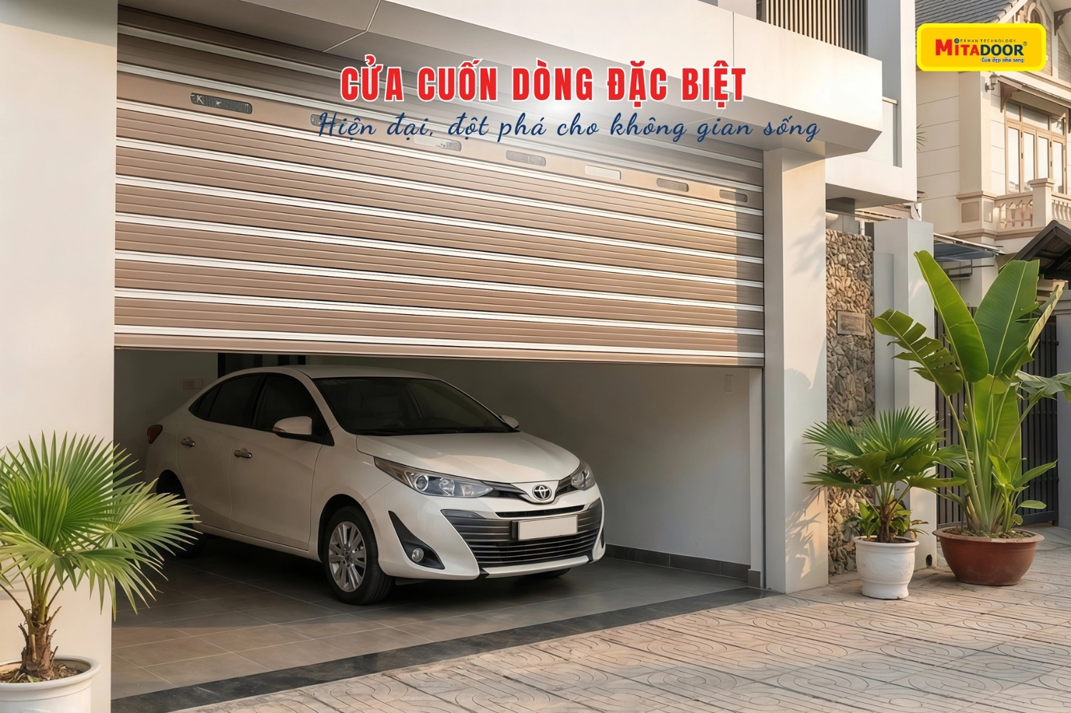 Cửa cuốn d&ograve;ng đặc biệt với thiết kế hiện đại, th&ocirc;ng minh n&acirc;ng tầm thẩm mỹ ng&ocirc;i nh&agrave;
