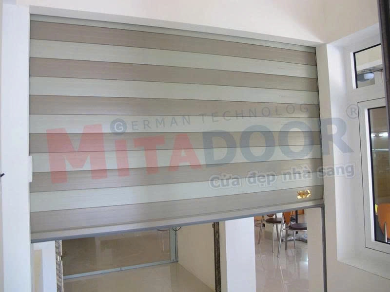 Cửa cuốn nh&ocirc;m tốc độ cao Mitadoor Deluxe 6S-96