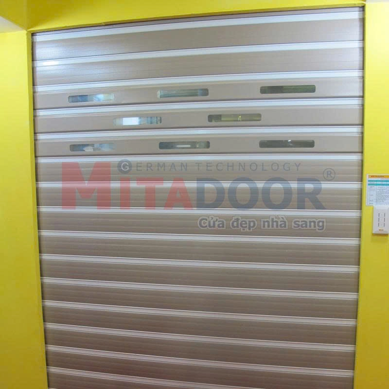 Cửa cuốn nh&ocirc;m tốc độ cao Mitadoor Deluxe 6S-91