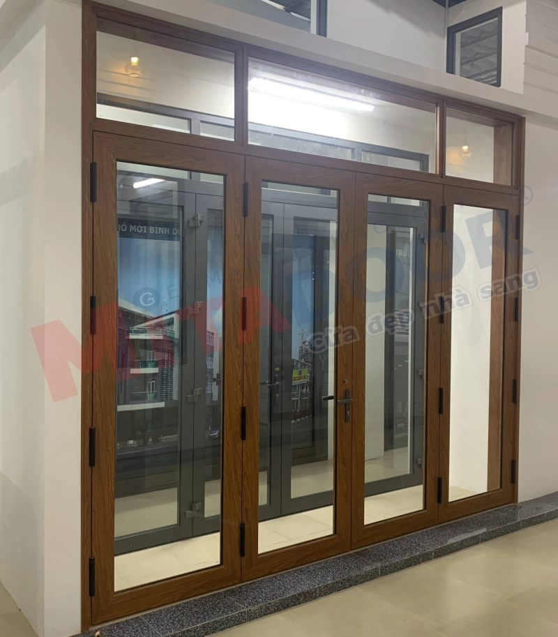 Cửa nhôm kính Super Mitadoor bản 210 có khả năng chịu lực tốt, cách âm, cách nhiệt và chống thấm hiệu quả