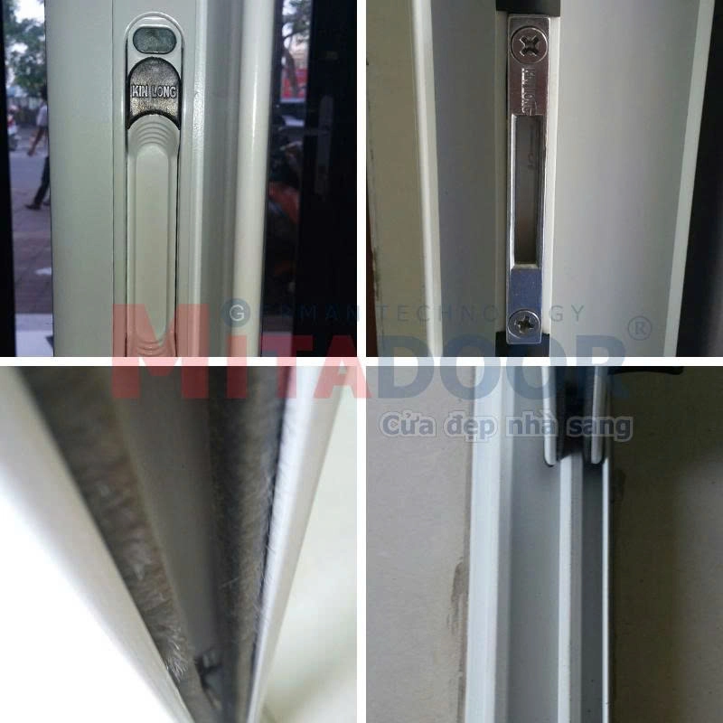 Hệ phụ kiện cửa lùa 2 ray ST96 đồng bộ, chính hãng, chất lượng