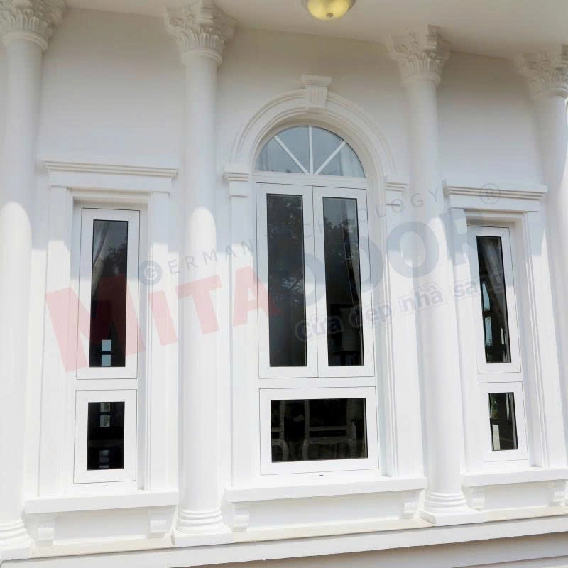 Cửa sổ mở quay hệ nhôm Mitadoor cao cấp, sang trọng