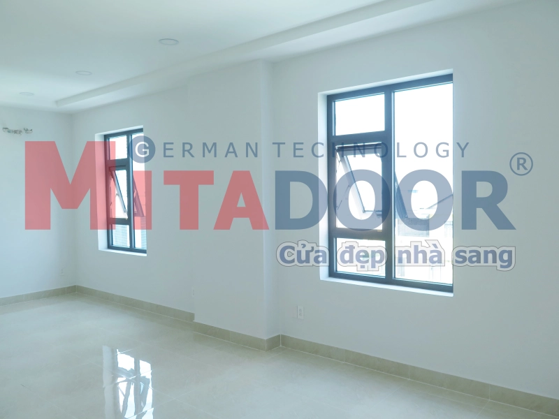 Cửa sổ mở hất hệ nhôm Mitadoor DP bền đẹp với giá cả cạnh tranh