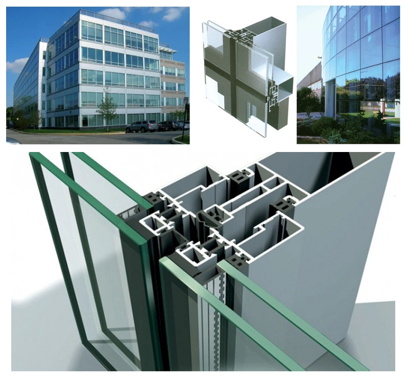 Hệ mặt dựng Semi Mitadoor thường được sử dụng cho các tòa nhà có khoảng cách giữa các tầng quá lớn, cần đảm bảo tính an toàn tuyệt đối hay những công trình lớn và phức tạp