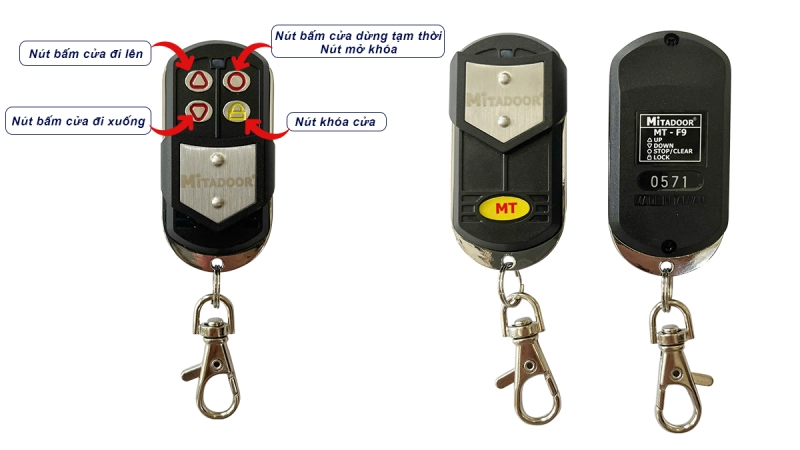 Remote MT-F9 điều khiển cửa cuốn từ xa