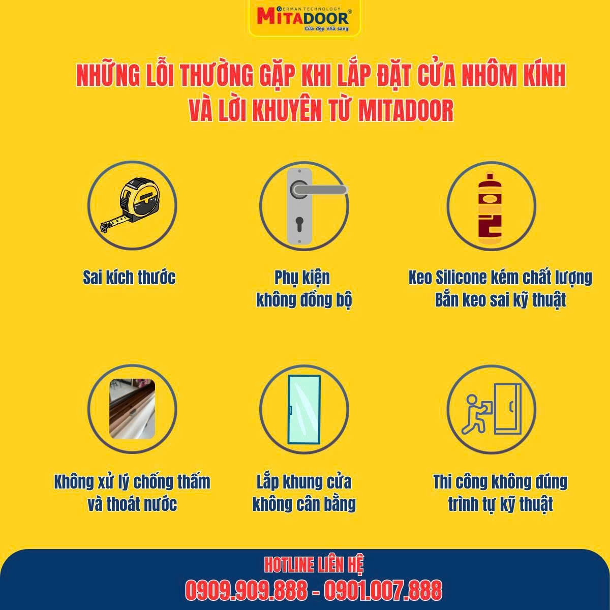 Nhiều người hay “đổ lỗi” do vật liệu, nhưng thực chất cửa hỏng phần lớn bắt nguồn từ những lỗi nhỏ trong quá trình lắp đặt nhưng ít ai để ý đến