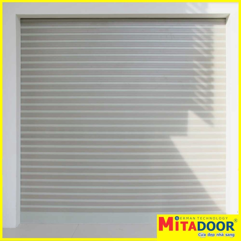 Cửa cuốn nh&ocirc;m Mitadoor khe tho&aacute;ng MIX 76A