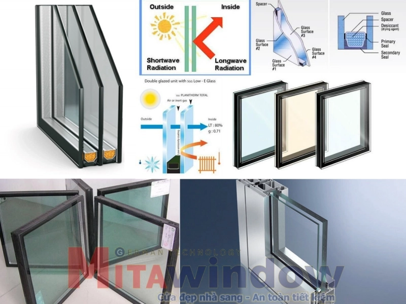 K&iacute;nh hộp Mitadoor được sử dụng rộng r&atilde;i cho c&aacute;c loại cửa sổ, cửa đi