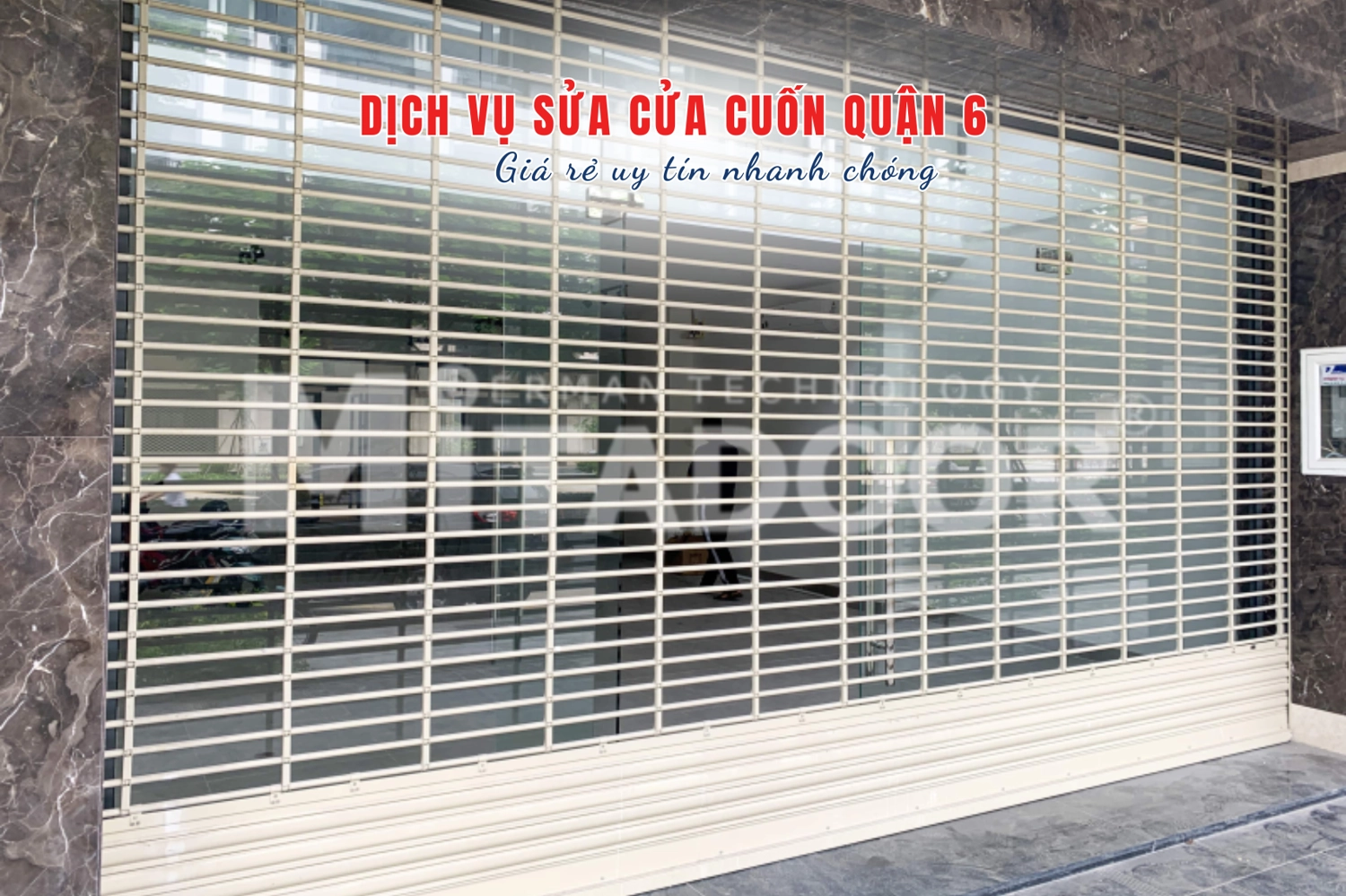 Dịch vụ sửa cửa cuốn quận 6 hỗ trợ 24/7, chuy&ecirc;n nghiệp uy t&iacute;n