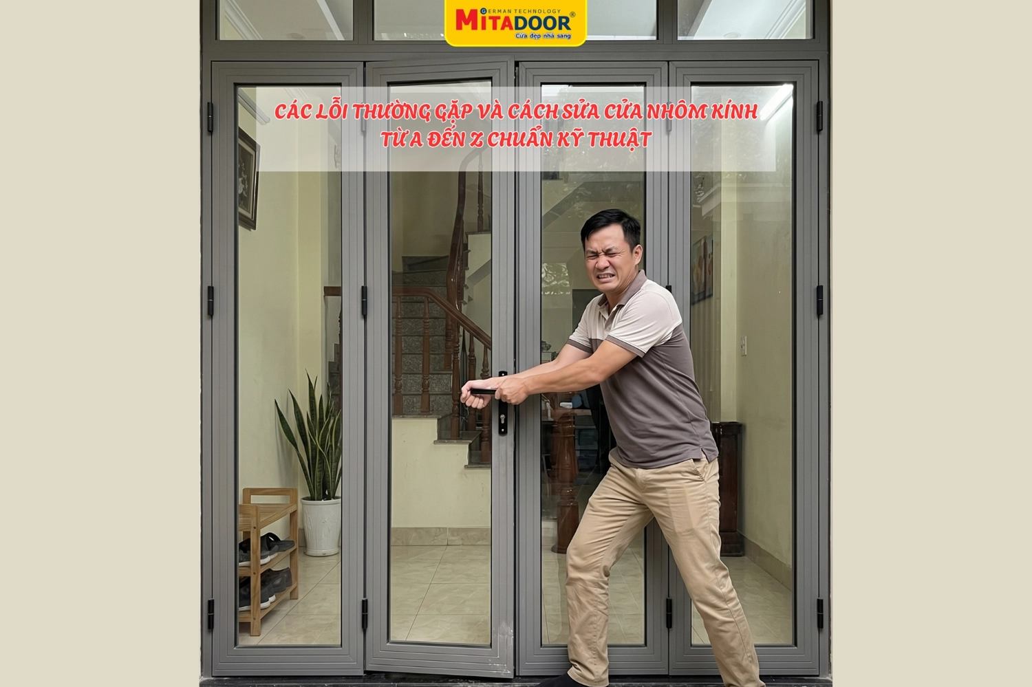 Cửa nhôm kính bị lỗi do nhiều nguyên nhân, khiến quá trình vận hành diễn ra không trơn tru, gây khó chịu cho người sử dụng