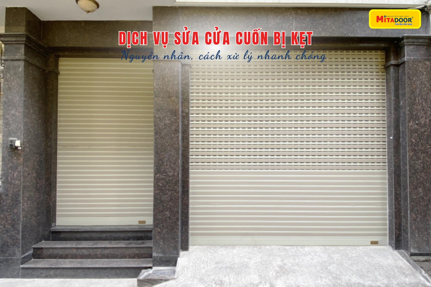 Dịch vụ sửa cửa cuốn bị kẹt tại nh&agrave; TPHCM nhanh ch&oacute;ng gi&aacute; rẻ