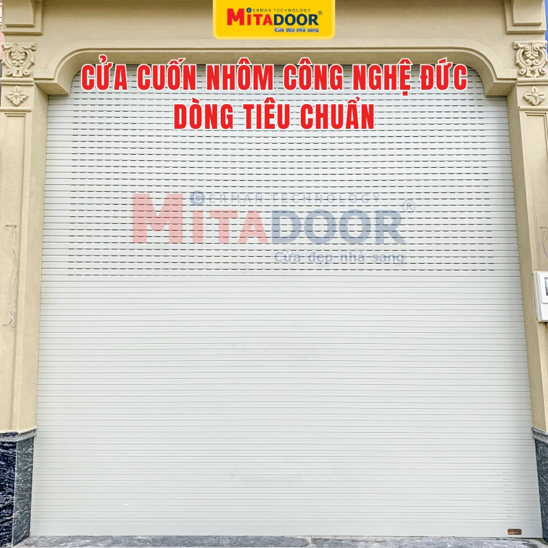 Cửa cuốn nh&ocirc;m c&ocirc;ng nghệ Đức d&ograve;ng ti&ecirc;u chuẩn vừa thẩm mỹ vừa tối ưu chi ph&iacute;