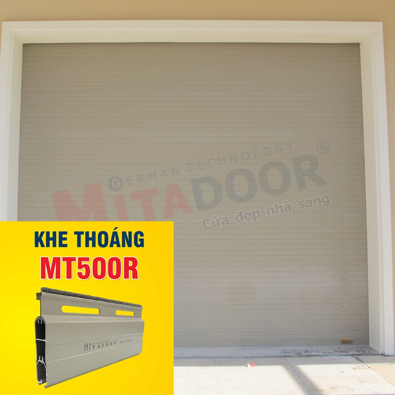 Cửa cuốn nhôm khe thoáng Mitadoor MT500R