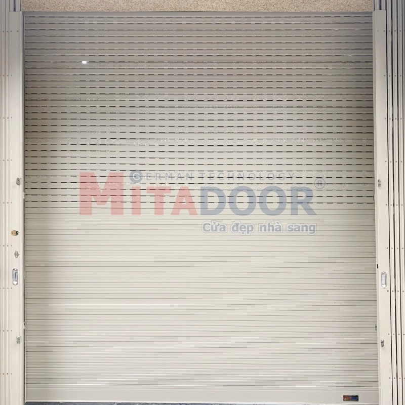 Cửa cuốn nhôm công nghệ Đức của Mitadoor bền bỉ, lâu phai và đảm bảo an toàn