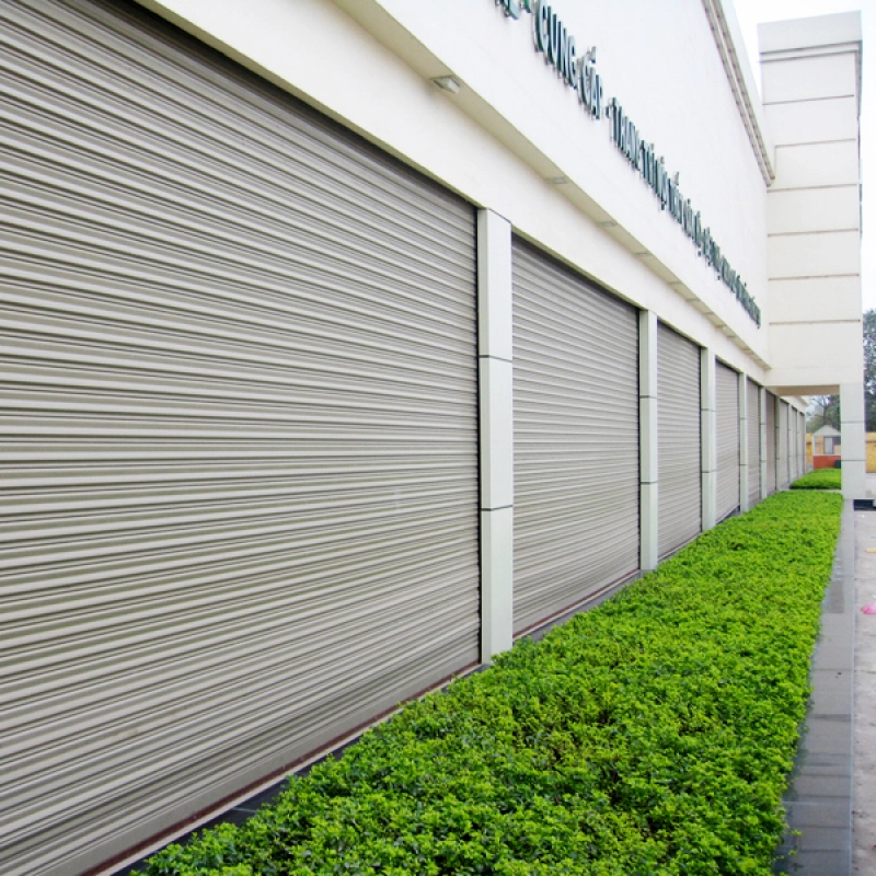 Cửa cuốn thép sơn tĩnh điện cao cấp bền màu, lâu phai