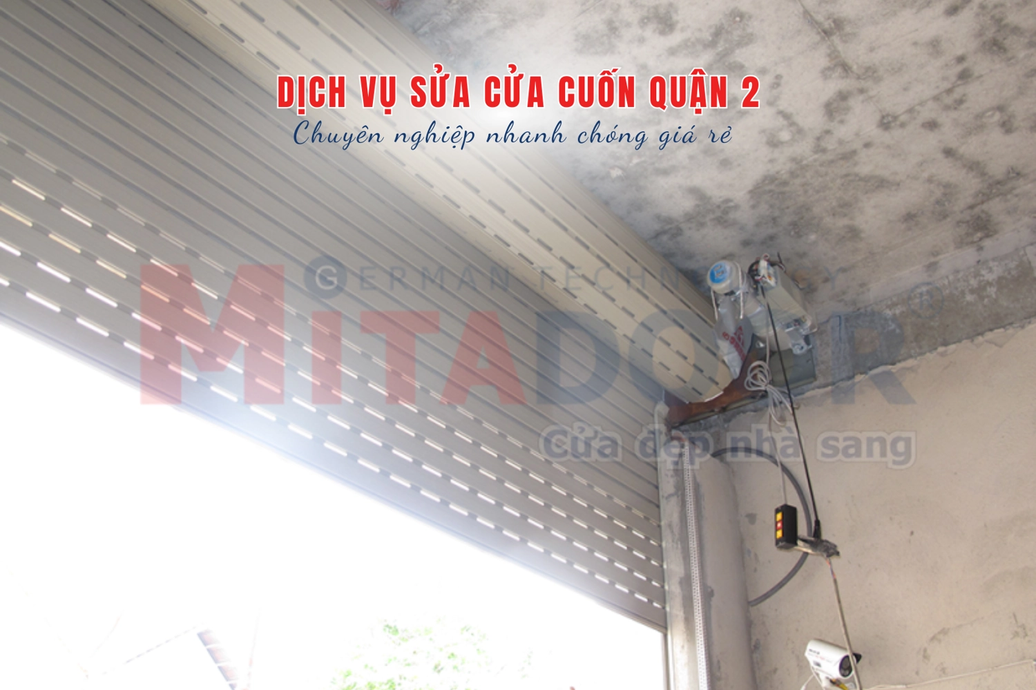 Dịch vụ sửa cửa cuốn quận 2 chuy&ecirc;n nghiệp nhanh ch&oacute;ng gi&aacute; rẻ
