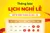 Thông báo - Hoạt động THÔNG BÁO LỊCH NGHỈ LỄ GIỖ TỔ HÙNG VƯƠNG VÀ CHIẾN THẮNG 30.04 & 01.05 NĂM 2026