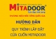 Cửa cuốn QUY TRÌNH LẮP ĐẶT CỬA CUỐN MITADOOR