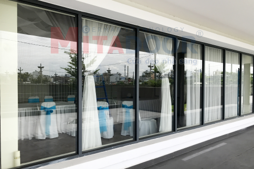 Công trình dự án DỰ ÁN NHÔM KÍNH MITADOOR SPORT CENTER CELADON TÂN PHÚ