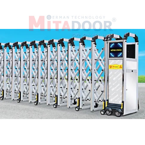 Cảnh báo CỬA CỔNG XẾP HỢP KIM NHÔM