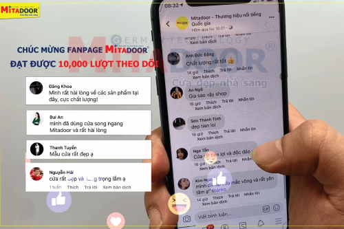 Thông báo - Hoạt động CHÚC MỪNG FANPAGE MITADOOR CÁN MỐC 10,000 NGƯỜI THEO DÕI