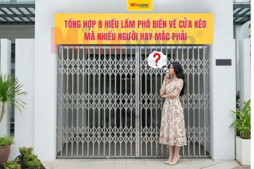 Cửa kéo TỔNG HỢP 8 HIỂU LẦM PHỔ BIẾN VỀ CỬA KÉO MÀ NHIỀU NGƯỜI HAY MẮC PHẢI