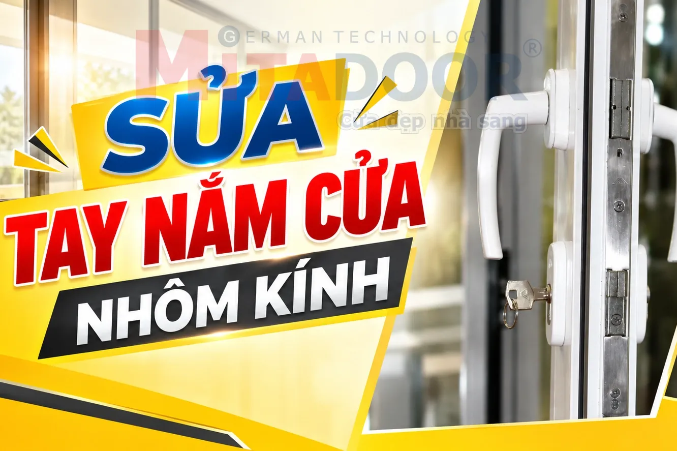 Cửa nhôm kính SỬA TAY NẮM CỬA NHÔM KÍNH - SỬA TAY NẮM BỊ GÃY NHANH CHÓNG