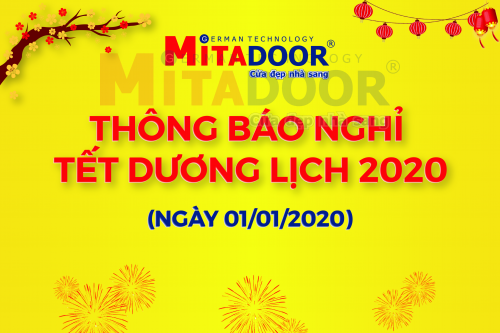 Tin tức sự kiện THÔNG BÁO LỊCH NGHỈ TẾT DƯƠNG LỊCH 2020