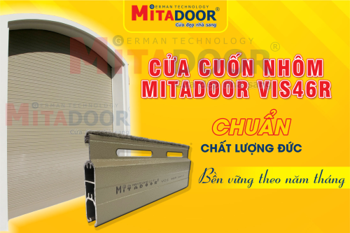 Cửa cuốn CỬA CUỐN NHÔM MITADOOR VIS46R - LỰA CHỌN HOÀN HẢO CHO KHÔNG GIAN HIỆN ĐẠI