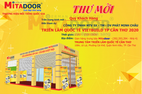 Thông báo - Hoạt động THƯ MỜI THAM DỰ TRIỂN LÃM VIETBUILD CẦN THƠ 2020