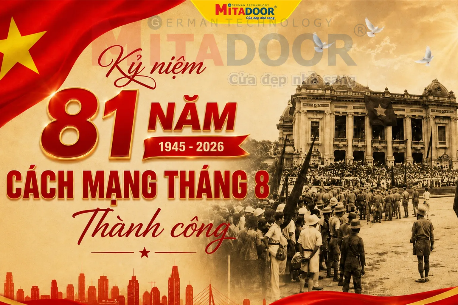 Thông báo - Hoạt động KỶ NIỆM 81 NĂM CÁCH MẠNG THÁNG 8 THÀNH CÔNG (19/8/1945 - 19/8/2026)