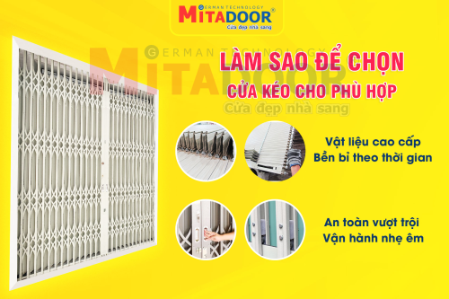 Cửa kéo LÀM SAO ĐỂ CHỌN ĐÚNG LOẠI CỬA KÉO PHÙ HỢP?