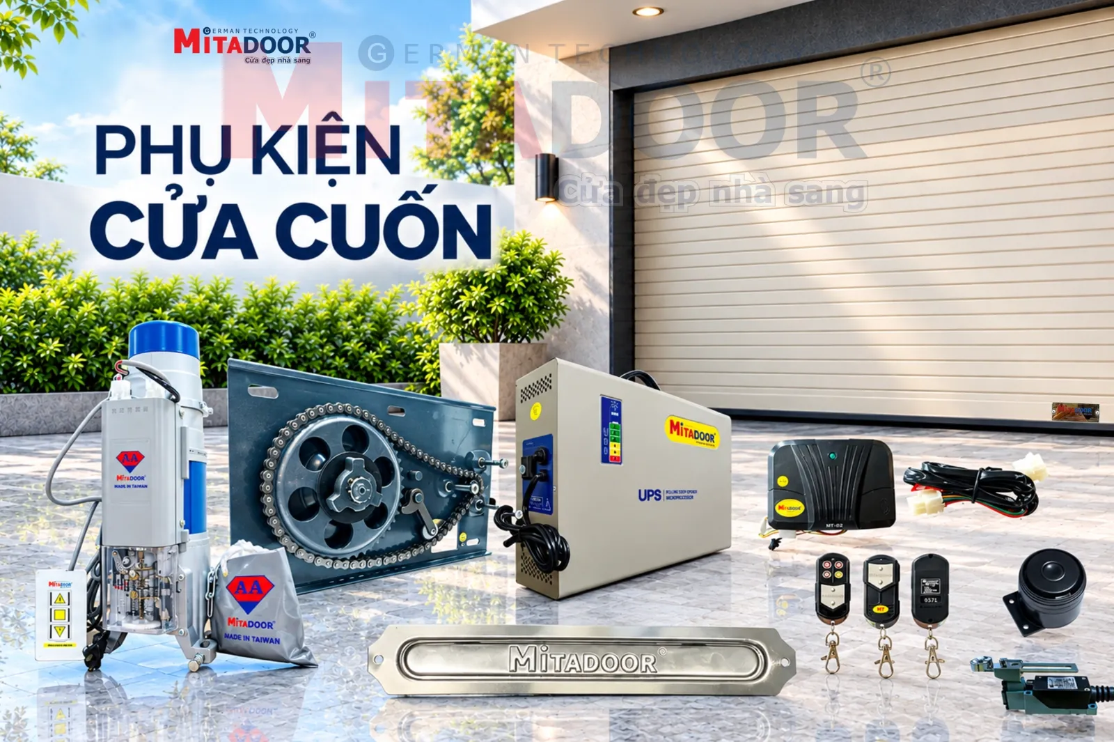 Cửa cuốn PHỤ KIỆN CỬA CUỐN GỒM NHỮNG GÌ? NÊN MUA PHỤ KIỆN NÀO?