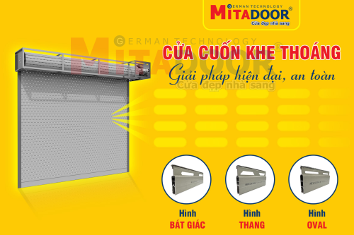 Cửa cuốn CỬA CUỐN KHE THOÁNG - GIẢI PHÁP THÔNG MINH CHO KHÔNG GIAN HIỆN ĐẠI