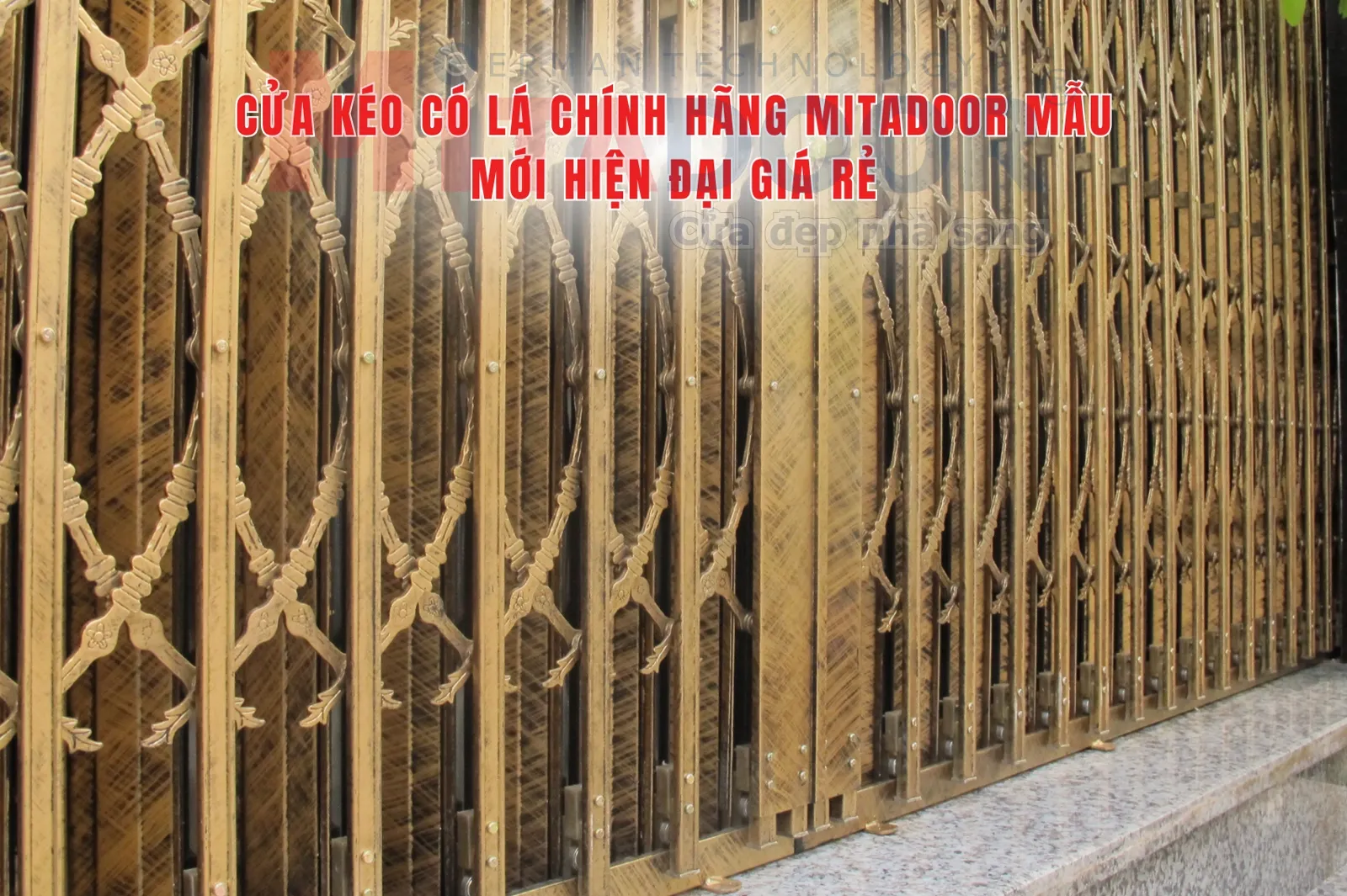 Cửa kéo CỬA KÉO CÓ LÁ CHÍNH HÃNG MITADOOR MẪU MỚI HIỆN ĐẠI GIÁ RẺ
