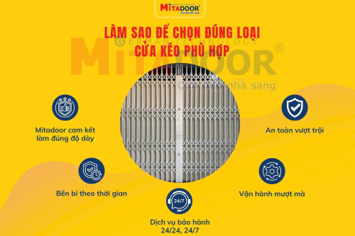Cửa kéo BÍ QUYẾT CHỌN CỬA KÉO MITADOOR – NÂNG TẦM KHÔNG GIAN VỚI LỰA CHỌN PHÙ HỢP