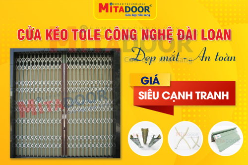 Cửa kéo CỬA KÉO MITADOOR CÔNG NGHỆ ĐÀI LOAN - BỀN, RẺ, ĐẸP VÀ AN TOÀN