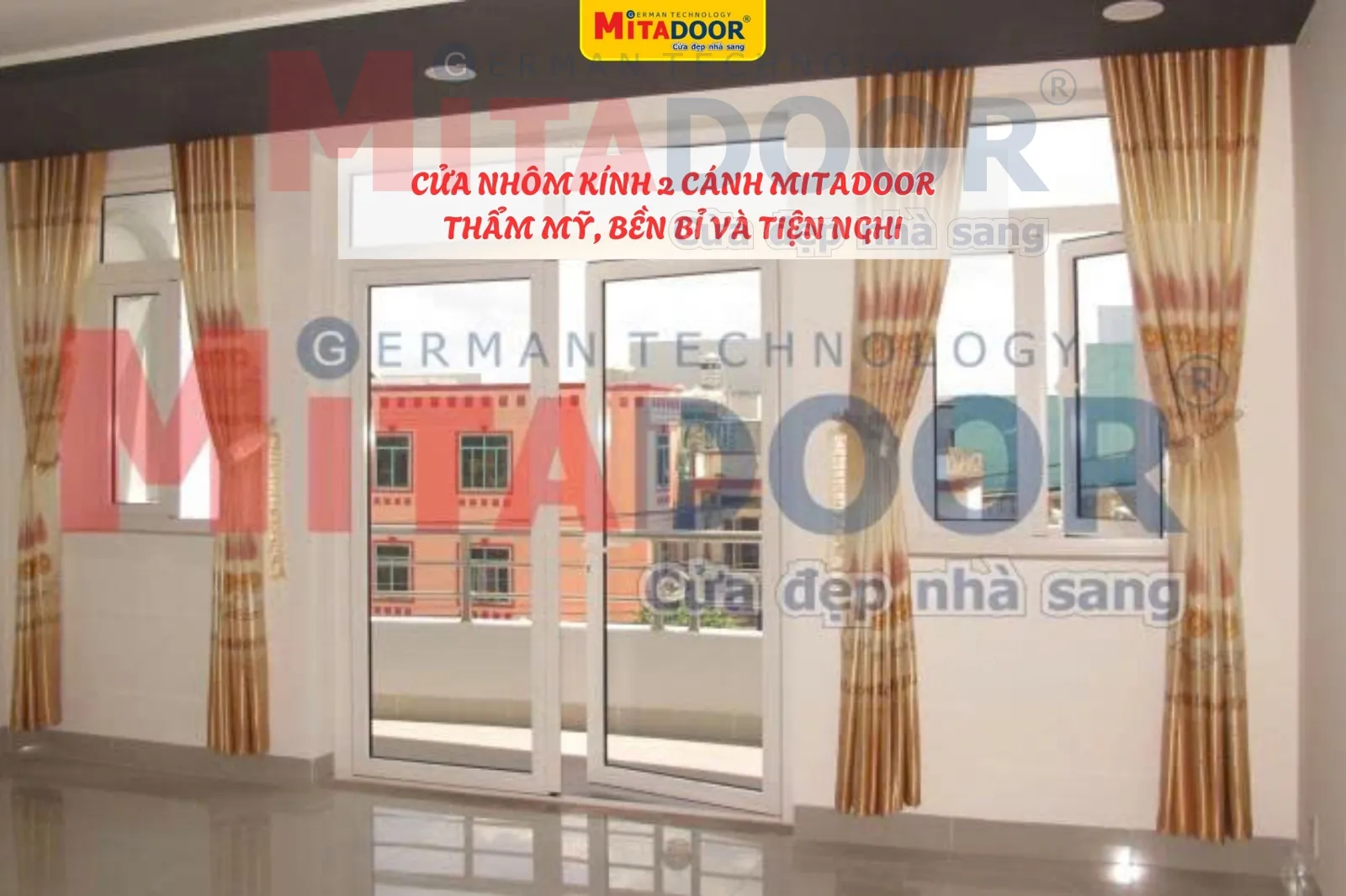 Cửa nhôm kính MẪU CỬA NHÔM KÍNH 2 CÁNH ĐẸP CAO CẤP HIỆN ĐẠI PHỔ BIẾN
