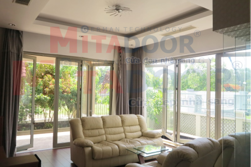 Cửa nhôm kính TOP MẪU CỬA NHÔM KÍNH ĐẸP CHO PHÒNG KHÁCH VÀ BAN CÔNG | MITADOOR