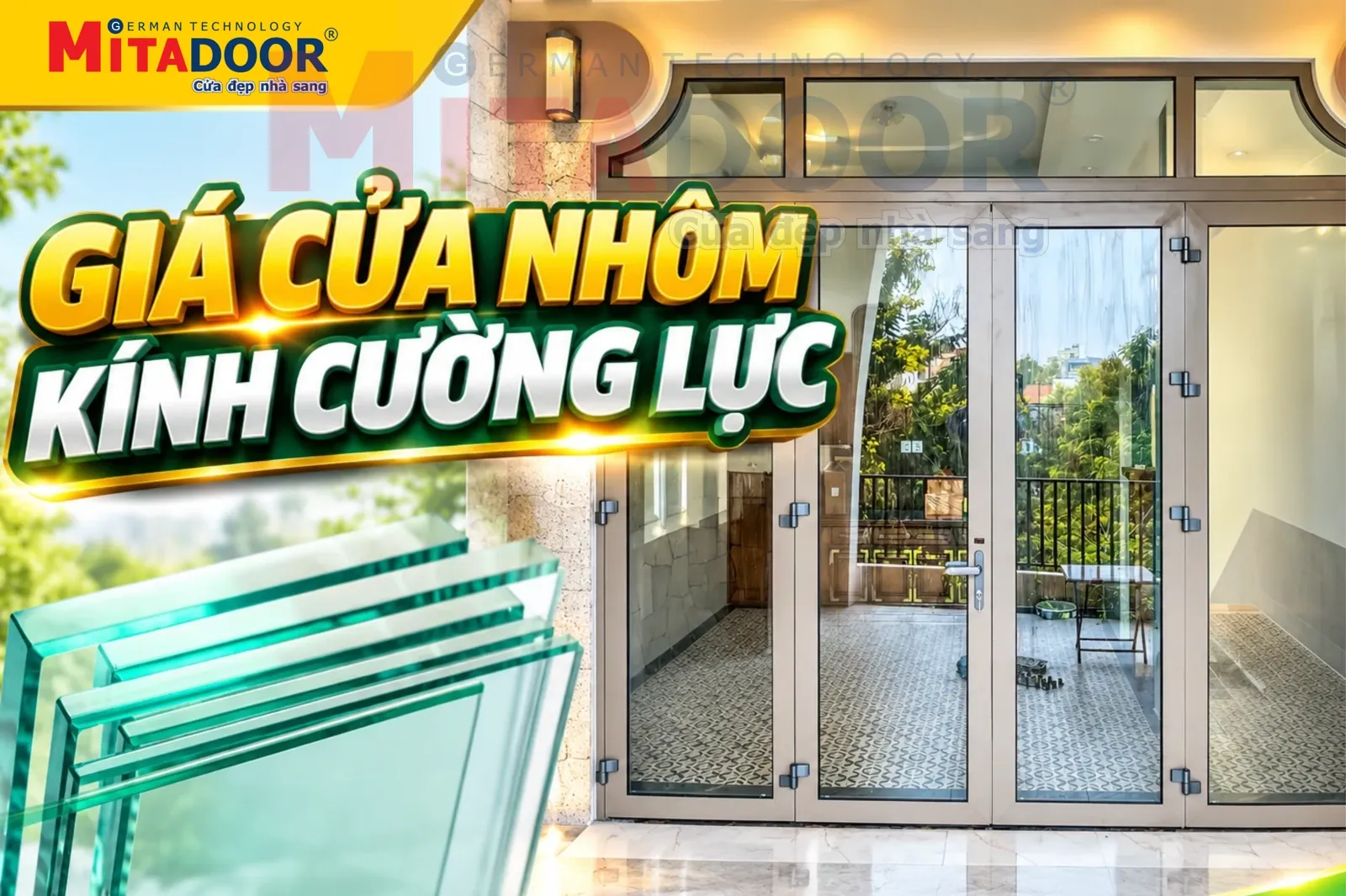 Cửa nhôm kính BÁO GIÁ CỬA NHÔM KÍNH CƯỜNG LỰC 2026 TRỌN GÓI