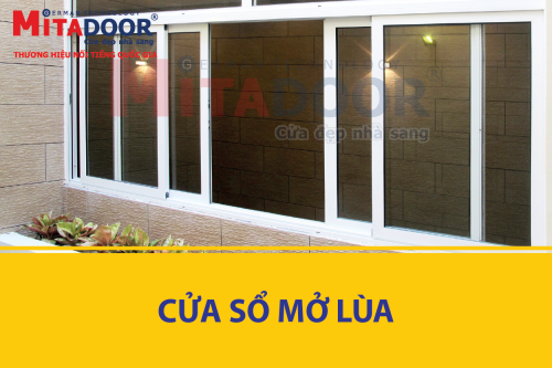 Cửa nhôm kính MITADOOR GIỚI THIỆU HỆ CỬA SỔ MỞ LÙA