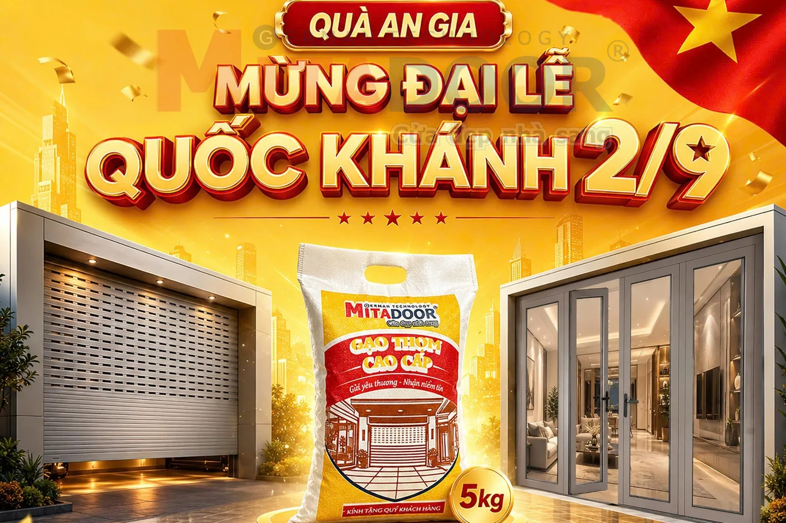 Thông báo - Hoạt động QUÀ AN GIA - MỪNG ĐẠI LỄ QUỐC KHÁNH 2/9 CÙNG MITADOOR