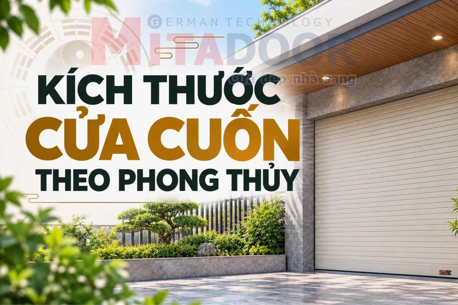 Cửa cuốn KÍCH THƯỚC CỬA CUỐN THEO PHONG THỦY  ĐÓN TÀI LỘC BẰNG THƯỚC LỖ BAN