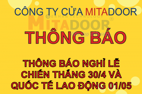 Tin tức sự kiện THÔNG BÁO LỊCH NGHỈ LỄ CHIẾN THẮNG 30/04 VÀ QUỐC TẾ LAO ĐỘNG 01/05